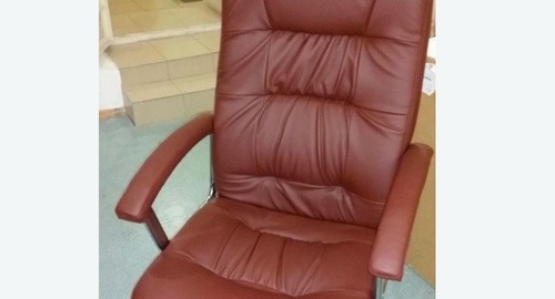 Обтяжка офисного кресла. Комсомольская
